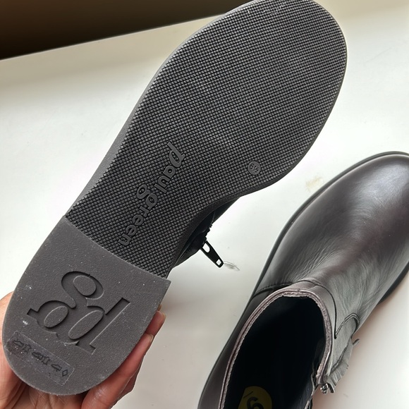 paul green brown leather ankle boots - Picture 7 of 12